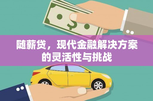 兰州随薪贷，现代金融解决方案的灵活性与挑战