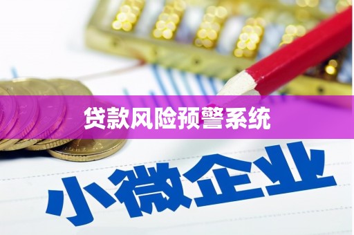 兰州贷款风险预警系统
