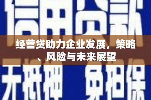 兰州经营贷助力企业发展，策略、风险与未来展望
