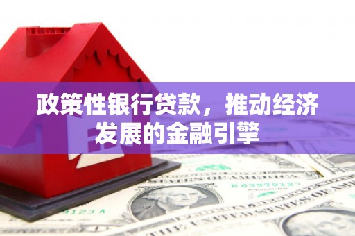 兰州政策性银行贷款，推动经济发展的金融引擎