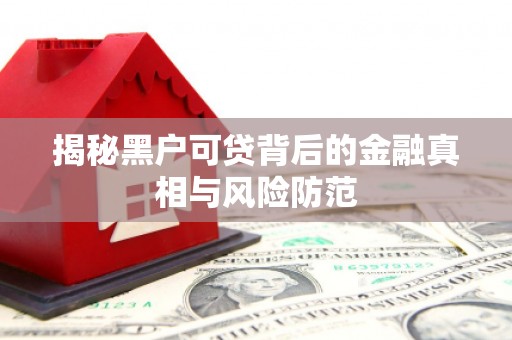 兰州揭秘黑户可贷背后的金融真相与风险防范