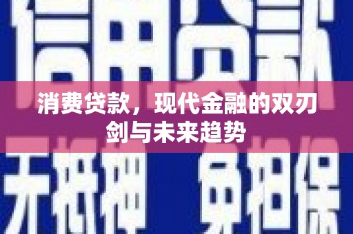 兰州消费贷款，现代金融的双刃剑与未来趋势