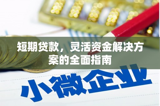 兰州短期贷款，灵活资金解决方案的全面指南