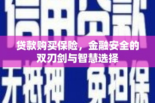 兰州贷款购买保险，金融安全的双刃剑与智慧选择
