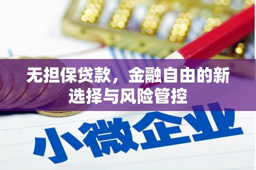兰州无担保贷款，金融自由的新选择与风险管控