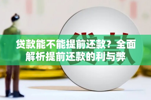 兰州贷款能不能提前还款？全面解析提前还款的利与弊