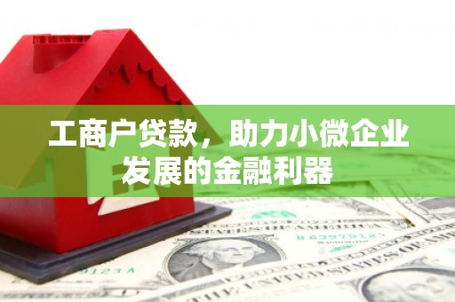 兰州工商户贷款，助力小微企业发展的金融利器