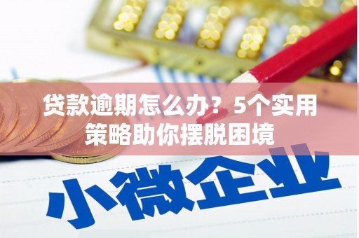 兰州贷款逾期怎么办？5个实用策略助你摆脱困境