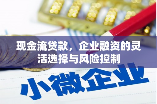 兰州现金流贷款，企业融资的灵活选择与风险控制
