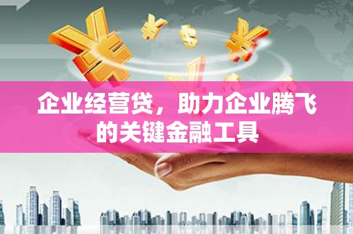 兰州企业经营贷，助力企业腾飞的关键金融工具