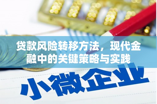 兰州贷款风险转移方法，现代金融中的关键策略与实践