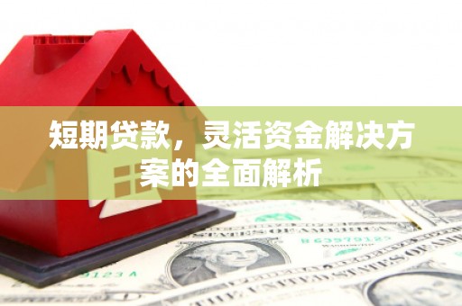 兰州短期贷款，灵活资金解决方案的全面解析