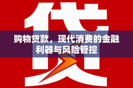 兰州购物贷款，现代消费的金融利器与风险管控