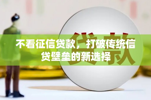 兰州不看征信贷款，打破传统信贷壁垒的新选择