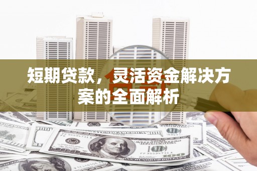 兰州短期贷款，灵活资金解决方案的全面解析