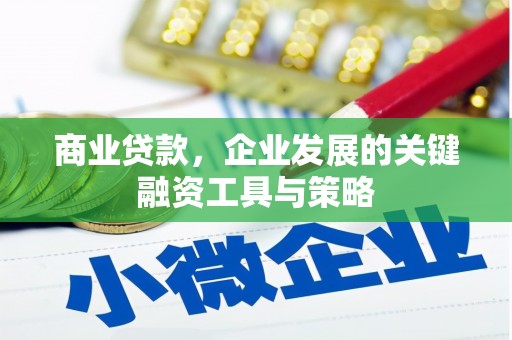 兰州商业贷款，企业发展的关键融资工具与策略