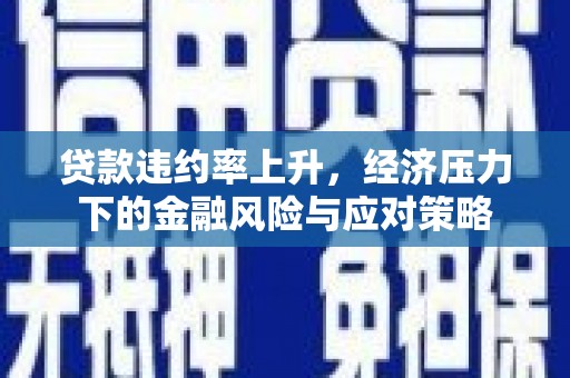 兰州贷款违约率上升，经济压力下的金融风险与应对策略