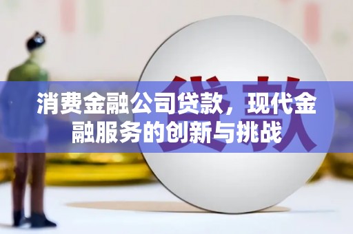 兰州消费金融公司贷款，现代金融服务的创新与挑战