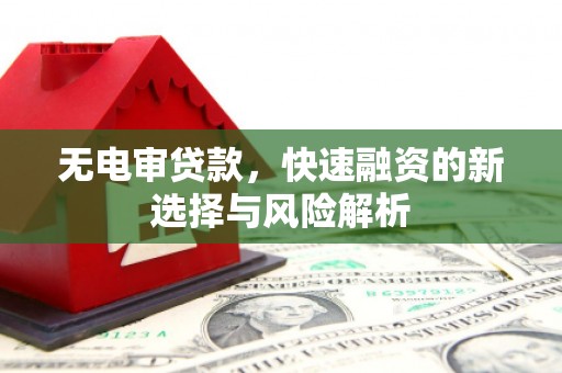 兰州无电审贷款，快速融资的新选择与风险解析