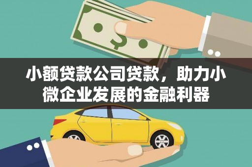 兰州小额贷款公司贷款，助力小微企业发展的金融利器