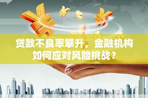 兰州贷款不良率攀升，金融机构如何应对风险挑战？