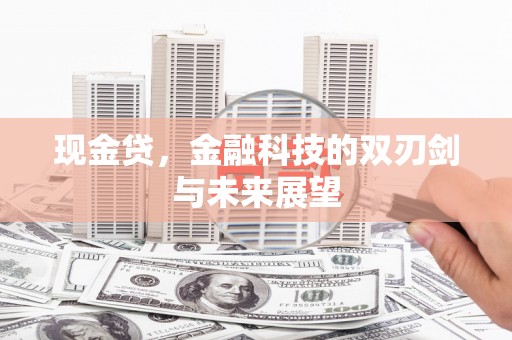兰州现金贷，金融科技的双刃剑与未来展望
