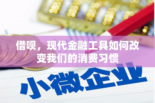兰州借呗，现代金融工具如何改变我们的消费习惯