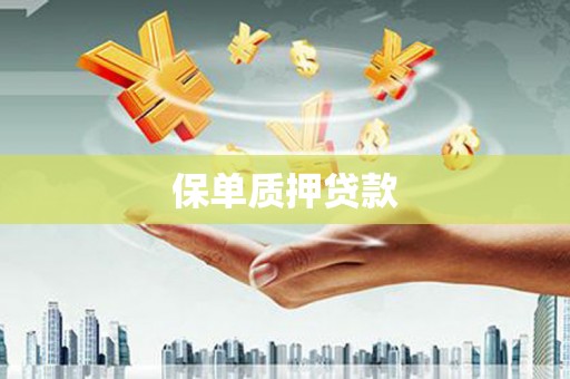 兰州保单质押贷款