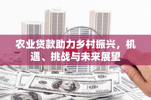兰州农业贷款助力乡村振兴，机遇、挑战与未来展望