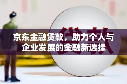 兰州京东金融贷款，助力个人与企业发展的金融新选择