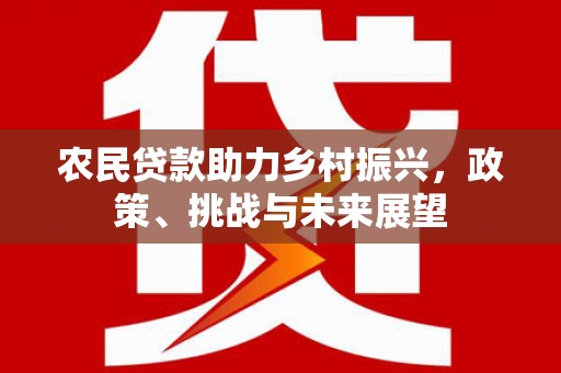 兰州农民贷款助力乡村振兴，政策、挑战与未来展望