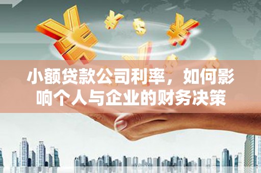 兰州小额贷款公司利率，如何影响个人与企业的财务决策