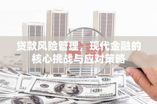 兰州贷款风险管理，现代金融的核心挑战与应对策略