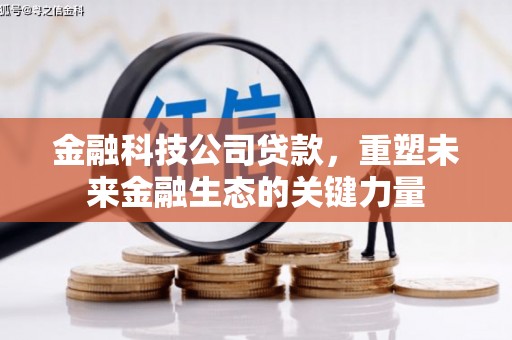 兰州金融科技公司贷款，重塑未来金融生态的关键力量