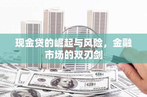 兰州现金贷的崛起与风险，金融市场的双刃剑