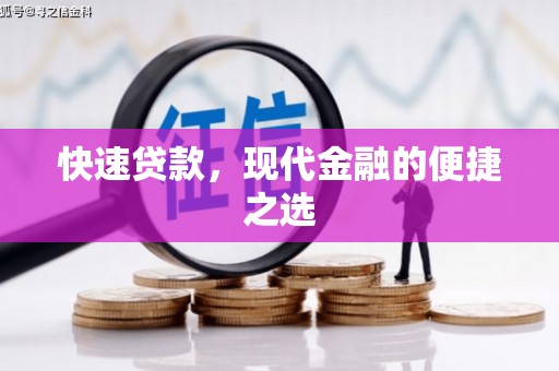 兰州快速贷款，现代金融的便捷之选