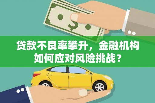 兰州贷款不良率攀升，金融机构如何应对风险挑战？