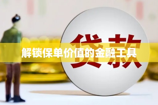 兰州解锁保单价值的金融工具